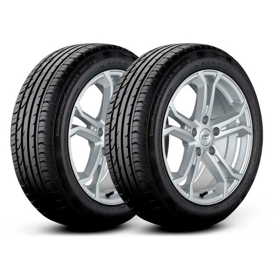 Imagem de Kit 2 Pneus 205/70R16 Continental ContiPremiumContact 2 97H Aro 16