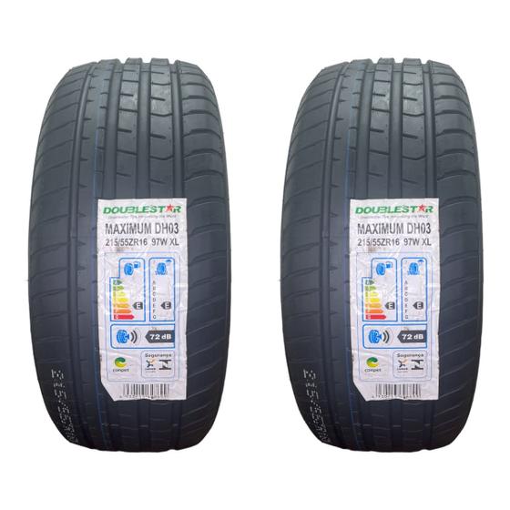 Imagem de Kit 2 Pneus 215/55R16 97W XL Doublestar Maximun DH03 Aro 16