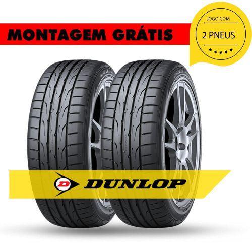 Imagem de Kit 2 Pneus 225 45 R17 94w Dz102 Dunlop Cod.ref. Golf Jetta Vectra Impreza C4 Lancer Leon