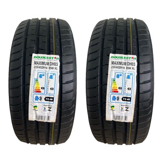 Imagem de Kit 2 Pneus 225/45R18 95W XL Doublestar DH03 Aro 18