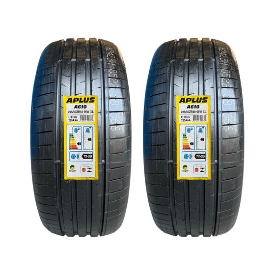 Imagem de Kit 2 Pneus 225/50R18 99W TL Aplus A610-27 XL Aro 18