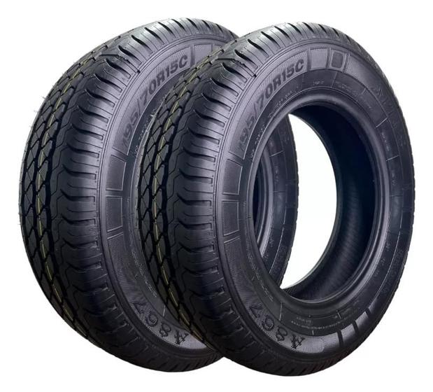 Imagem de Kit 2 pneus aplus 175/70r14 8pr 95/93s tl a867c