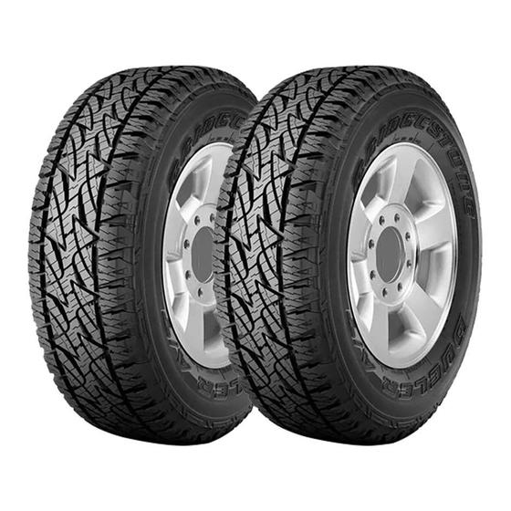 Imagem de Kit 2 Pneus Bridgestone Aro 16 205/60R16 Dueler A/T Revo 2 92T