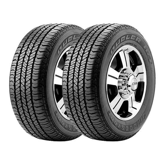 Imagem de Kit 2 Pneus Bridgestone Aro 18 265/60R18 Dueler H/T 684 II 110T