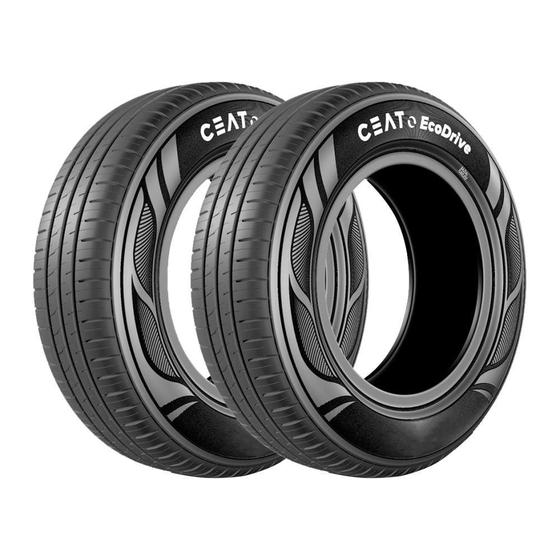 Imagem de Kit 2 Pneus Ceat Aro 14 185/65R14 EcoDrive 86H