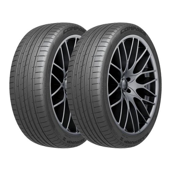 Imagem de Kit 2 Pneus Compasal Aro 17 215/50R17 Blazer UHP II 95W XL