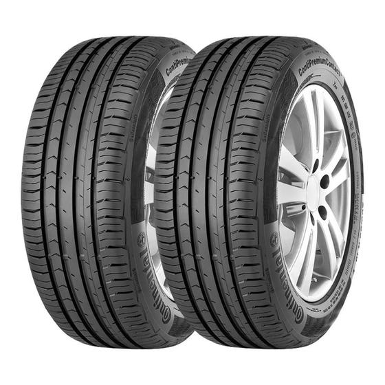 Imagem de Kit 2 Pneus Continental Aro 15 185/65R15 ContiPremiumContact 5 88H