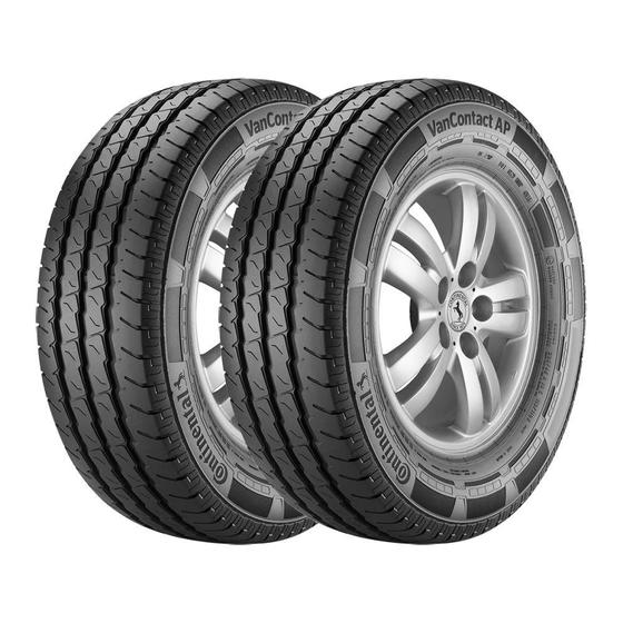 Imagem de Kit 2 Pneus Continental Aro 15C 195/70R15C VanContact AP 8 Lonas 104/102R