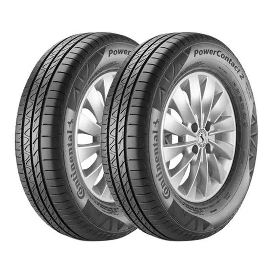 Imagem de Kit 2 Pneus Continental Aro 16 215/60R16 PowerContact 2 95V EO