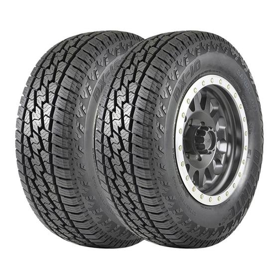 Imagem de Kit 2 Pneus Delinte Aro 15 205/60R15 DX10 Bandit A/T 91H