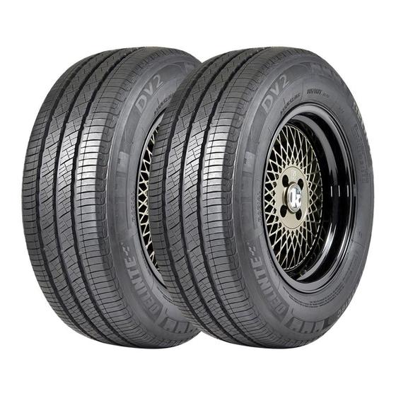 Imagem de Kit 2 Pneus Delinte Aro 15C 205/70R15C DV2 8 Lonas 106/104S