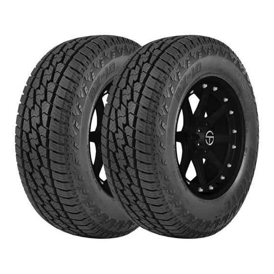 Imagem de Kit 2 Pneus Delinte Aro 16 245/70 R16 DX10 Bandit A/T 107H