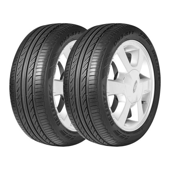 Imagem de Kit 2 Pneus Delinte Aro 17 225/45 R17 DH3 Run Flat 91W