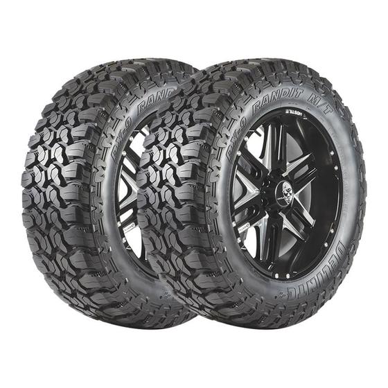 Imagem de Kit 2 Pneus Delinte Aro 17 265/70 R17 DX-9 Bandit M/T 8 Lonas 118/115Q