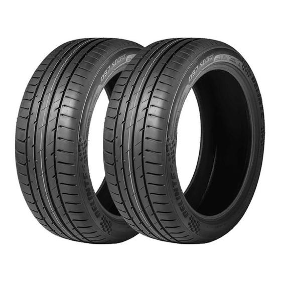 Imagem de Kit 2 Pneus Delinte Aro 18 225/45 R18 DS7 Sport 95Y XL