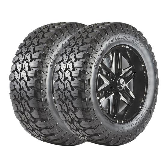 Imagem de Kit 2 Pneus Delinte Aro 20 33x12.5R20 DX-9 Bandit M/T 114Q 10PR