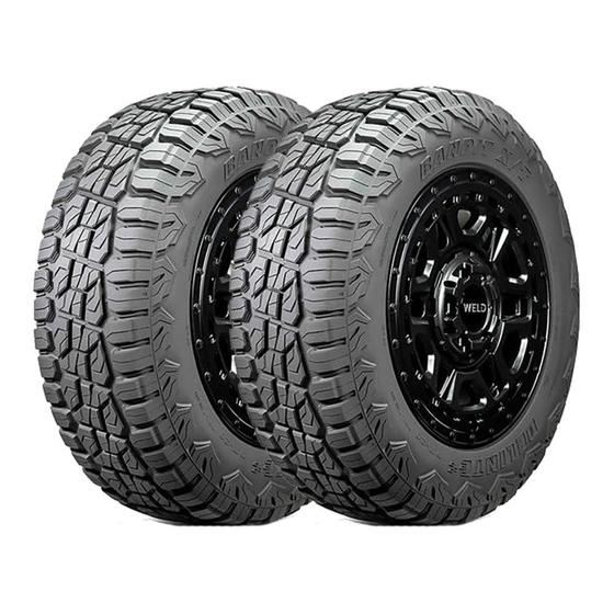 Imagem de Kit 2 Pneus Delinte Aro 22 295/75 R22 DX-20 Bandit X/T 12 Lonas 127Q