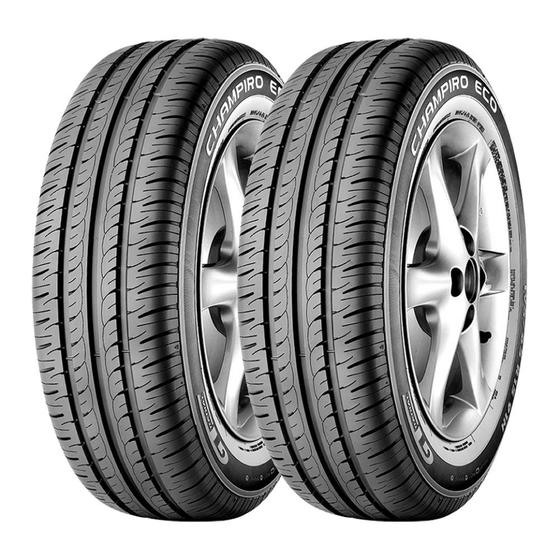 Kit 2 Pneus GT Radial Aro 14 175/65R14 Champiro Eco 82T Menor preço em Kit 2 Pneus GT Radial Aro 14 175/65R14 Champiro Eco 82T
