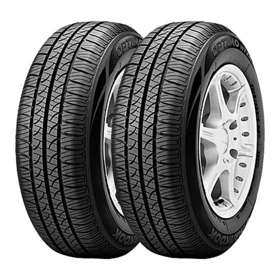 Imagem de Kit 2 Pneus Hankook Aro 14 185/65R14 Optimo H724 85T