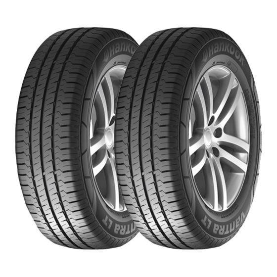 Imagem de Kit 2 Pneus Hankook Aro 14C 205/75R14C Vantra LT RA18 8 Lonas 109/107R