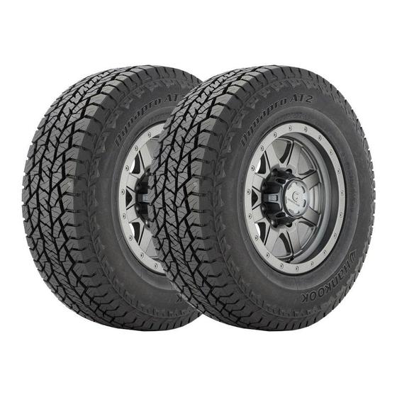 Imagem de Kit 2 Pneus Hankook Aro 15 30X9,5R15 Dynapro AT2 RF11 6 Lonas 104S