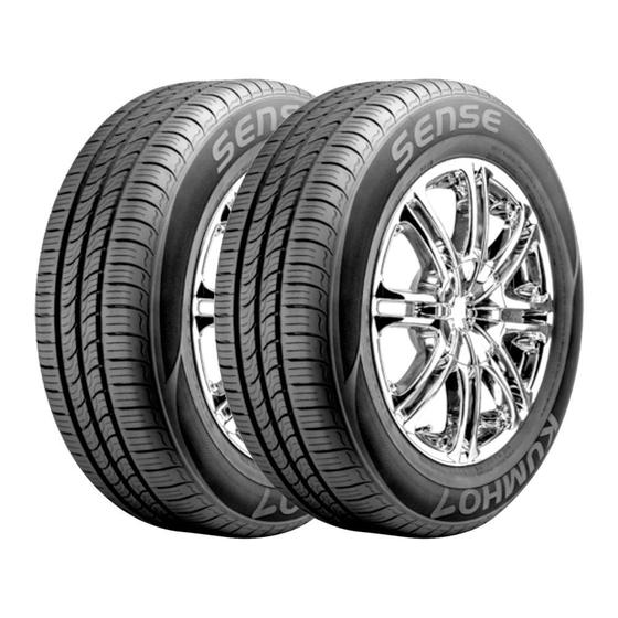 Imagem de Kit 2 Pneus Kumho Aro 13 165/70R13 KR-26 79T