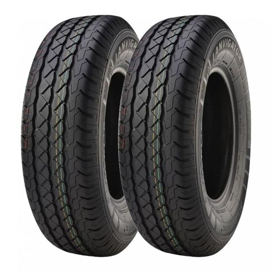 Imagem de Kit 2 Pneus Lanvigator Aro 16C 215/65R16C Milemax 109/107T