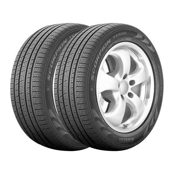 Kit 2 Pneus Pirelli Aro 18 265/60R18 Scorpion Verde All Season 110H ...
