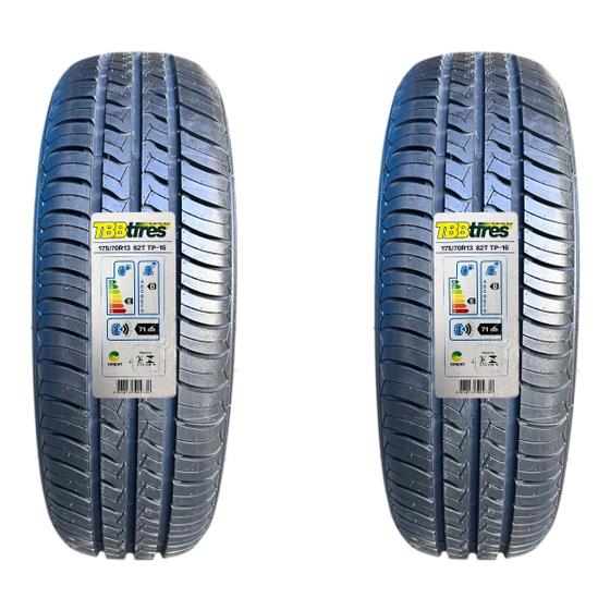 KIT 2 Pneus TBB 175/70R13 82T TP-16-4 Menor preço em KIT 2 Pneus TBB 175/70R13 82T TP-16-4