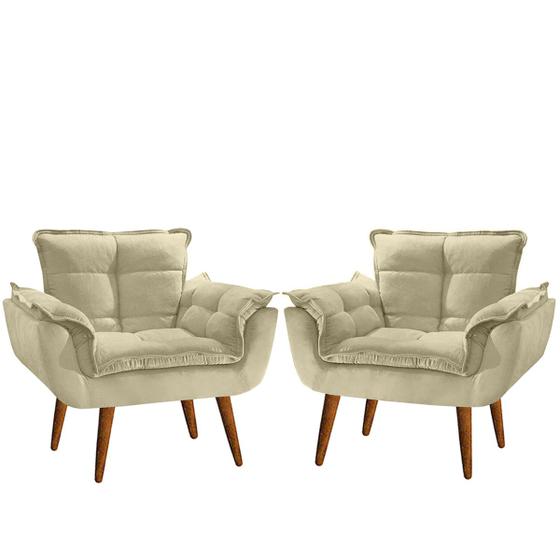 Kit 2 Poltrona decorativa opala confortável para sala quarto recepção suede luxo porto arapongas Menor preço em Kit 2 Poltrona decorativa opala confortável para sala quarto recepção suede luxo porto arapongas