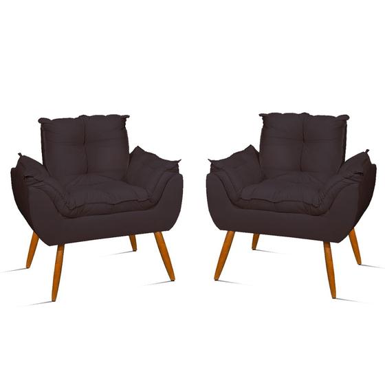 Imagem de Kit 2 Poltronas para Sala Quarto Decorativas  JL Decor