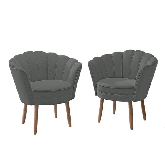 Imagem de Kit 2 Poltronas para Sala Quarto Decorativas Salao De Beleza