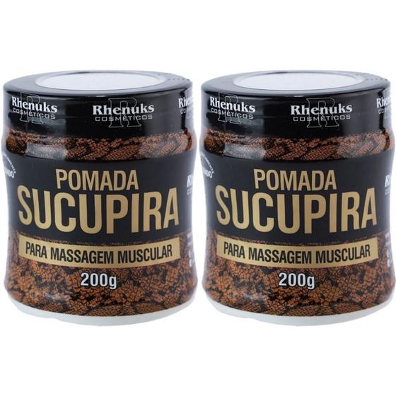 Imagem de Kit 2 Pomada Sucupira 200g Para Desconforto Muscular Coluna