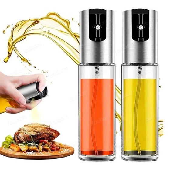 Kit 2 Porta Azeite Vinagre Óleo Spray Borrifador Dosador Pulverizador Galheteiro Menor preço em Kit 2 Porta Azeite Vinagre Óleo Spray Borrifador Dosador Pulverizador Galheteiro