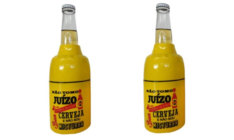 Kit 2 Porta Cerveja Long Neck/ Lata Não Tomo Juizo - Emp - Porta ...
