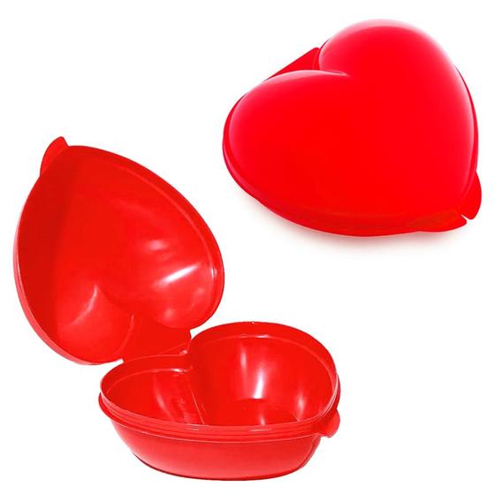 Imagem de Kit 2 Porta Mix de Coração Pote de Lembrança p/ Festa Infantil