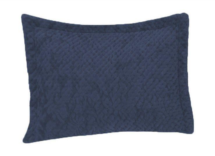Imagem de Kit 2 Porta Travesseiro Plush de Veludo Com Abas 50x70cm