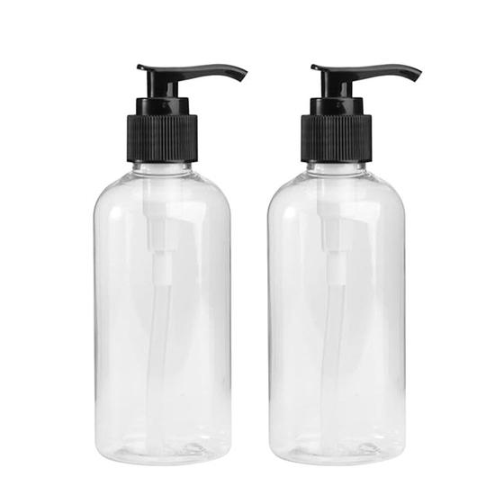 Imagem de Kit 2 Portas Sabonete Creme de Vidro com Pump de Plástico 250ml Lyor