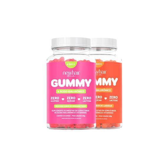 Imagem de Kit 2 Potes Suplemento Vitamina Capilar - New Hair Gummy