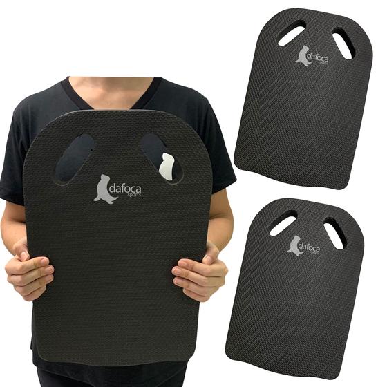 Imagem de Kit 2 Pranchas Para Treino Natação e Hidroginástica DF1088-P Preto Dafoca Sports