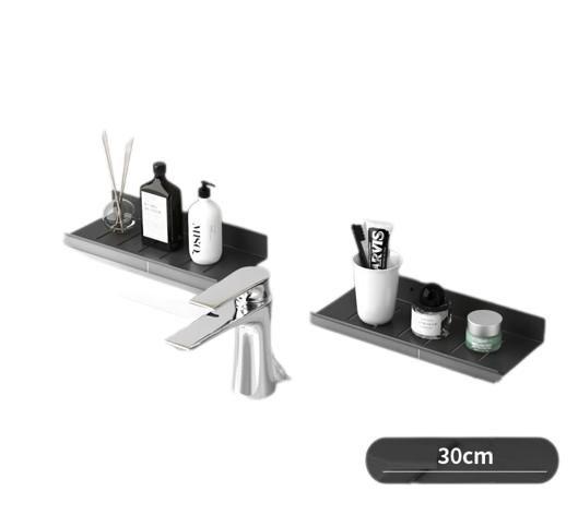 Imagem de Kit 2 Prateleira Suporte Multiuso Para Banheiro Pia Box de Metal 30cm
