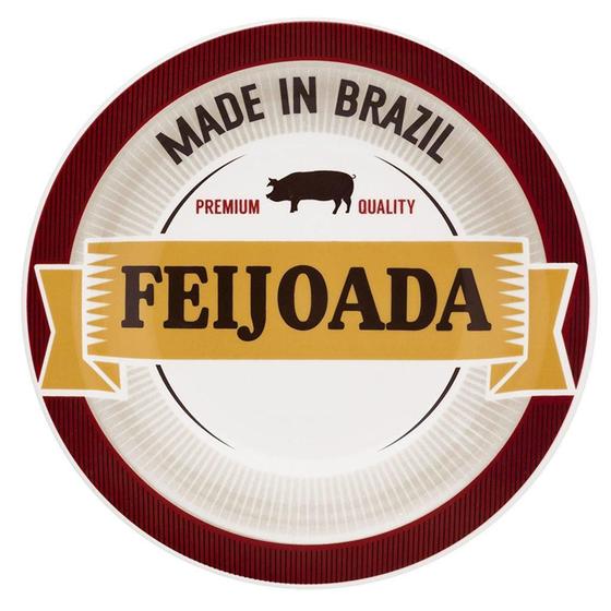 Imagem de Kit 2 Pratos Fundos Feijoada Premium Made In Brazil Oxford