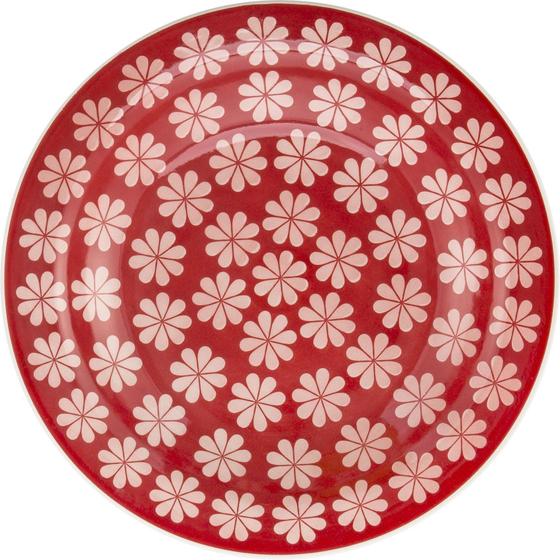 Imagem de Kit 2 Pratos Fundos Floreal Renda Cerâmica Oxford 23cm