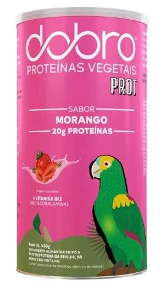 Imagem de Kit 2 Proteína Vegana Morango Dobro 450G