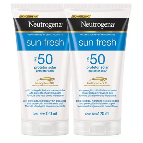 Imagem de Kit 2 Protetor Solar Neutrogena Sun Fresh FPS 50 120mL