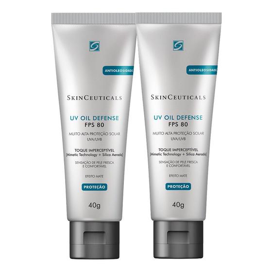 Imagem de Kit 2 Protetor Solar SkinCeuticals UV Oil Defense FPS 80 40g