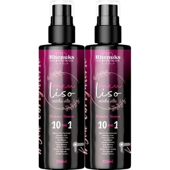 Imagem de Kit 2 Protetor Térmico 10 em 1 Controla o Frizz 200ml