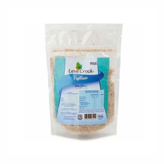 Imagem de Kit 2 Psyllium Fibra Natural Sem Glúten Leve Crock 100G