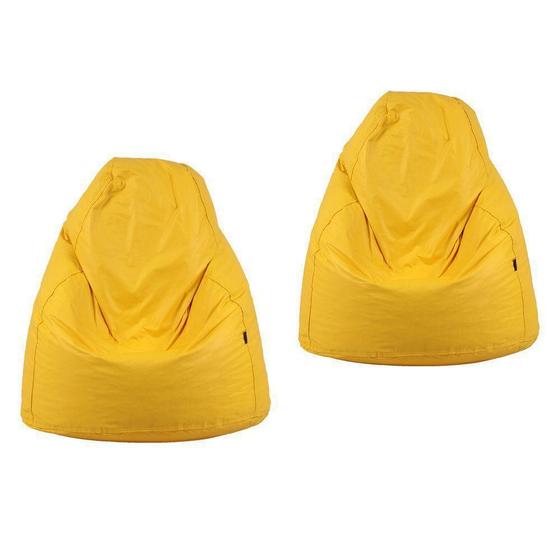 Kit 2 Puffs Fofão Pop Amarelo - Stay Puff Menor preço em Kit 2 Puffs Fofão Pop Amarelo - Stay Puff