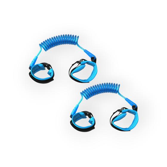Imagem de Kit 2 pulseiras de seguranca cordao infantil guia para pulso buba